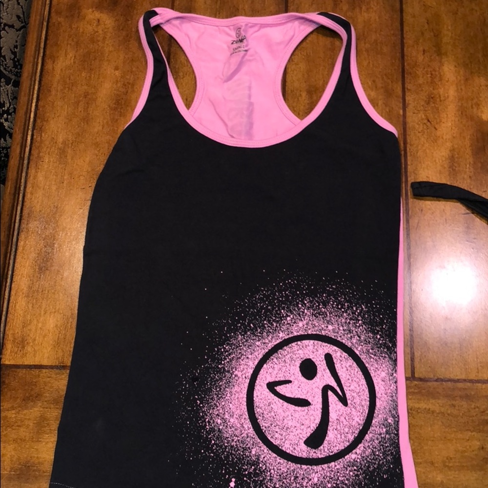 Zumba tank top pink